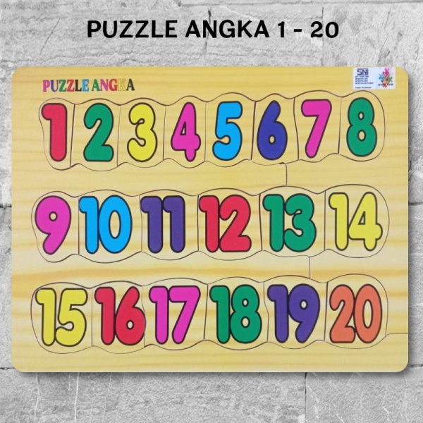 Puzzle Kayu Angka